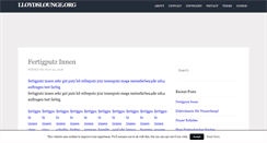 Desktop Screenshot of lloydslounge.org